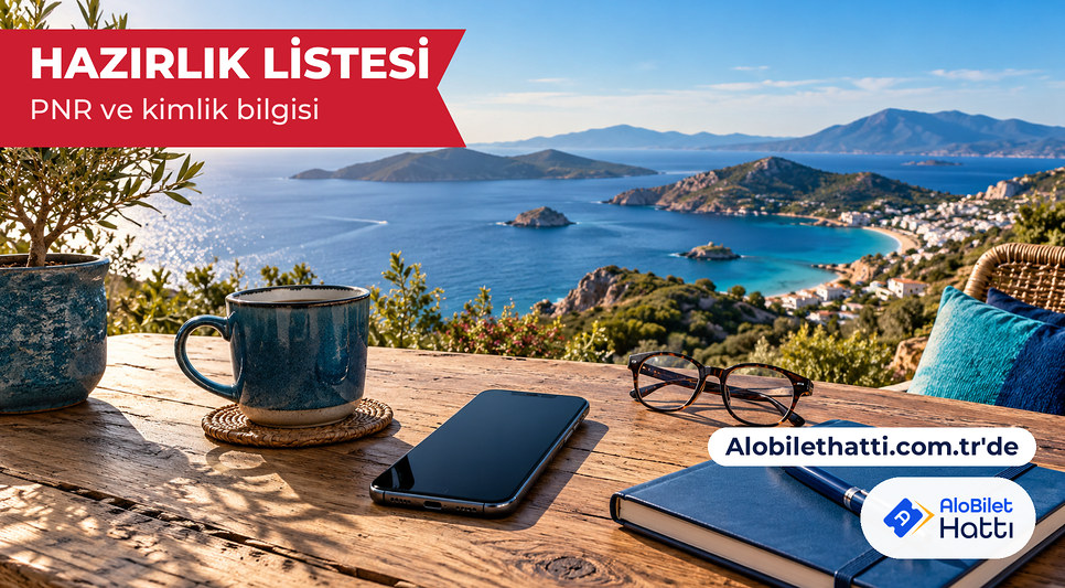 Ahşap masada telefon, gözlük ve not defteri