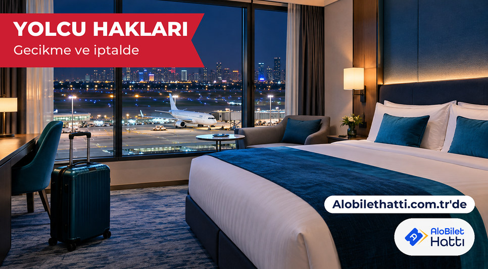 Otel odasında konaklama için hazırlanmış yatak