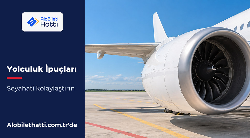Uçak motoru yakın plan