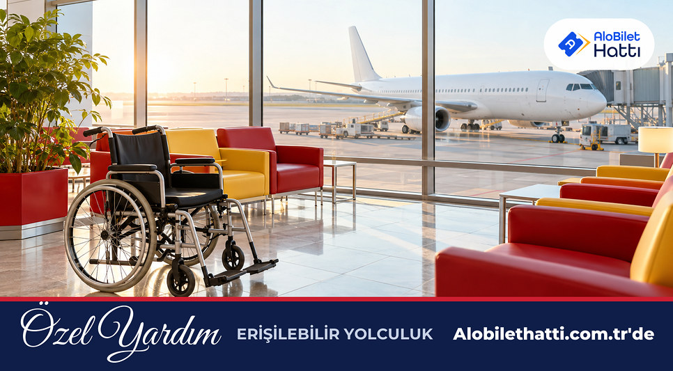 Havalimanında özel yardım bekleme alanı
