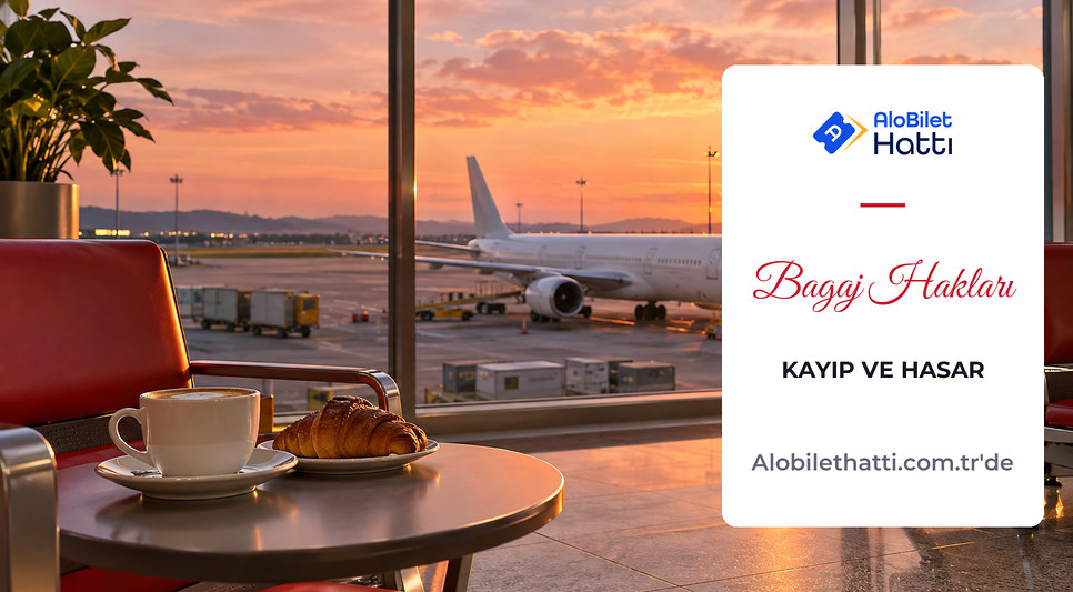 Terminalde bekleme salonu ve kahve