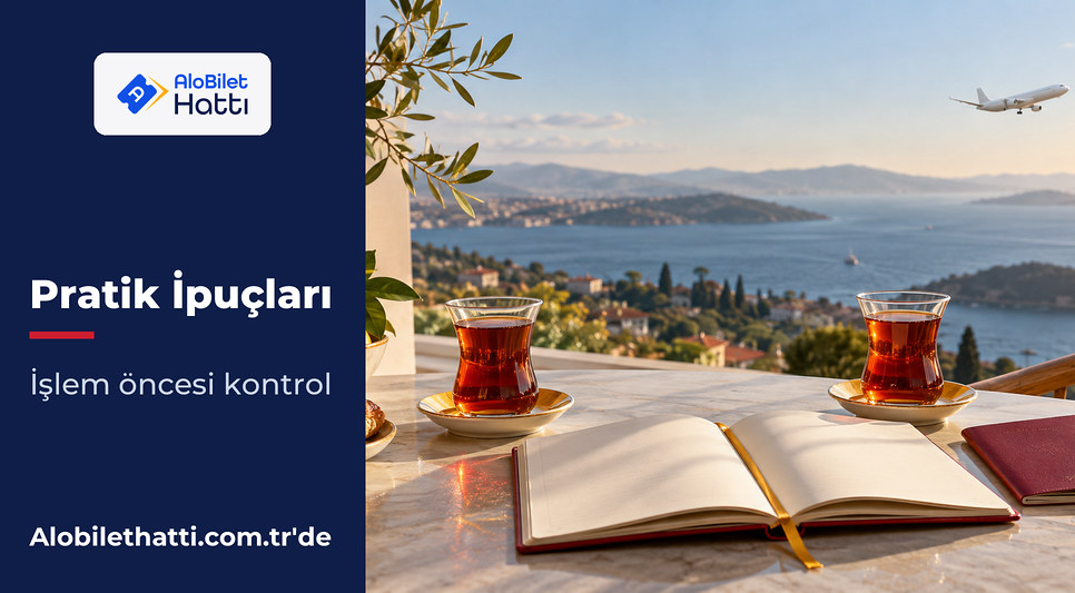 Masada iki fincan çay ve açık ajanda