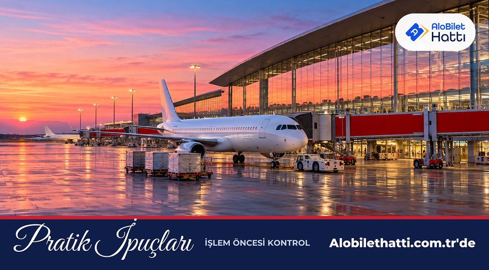 Gün doğumunda terminal cephesi