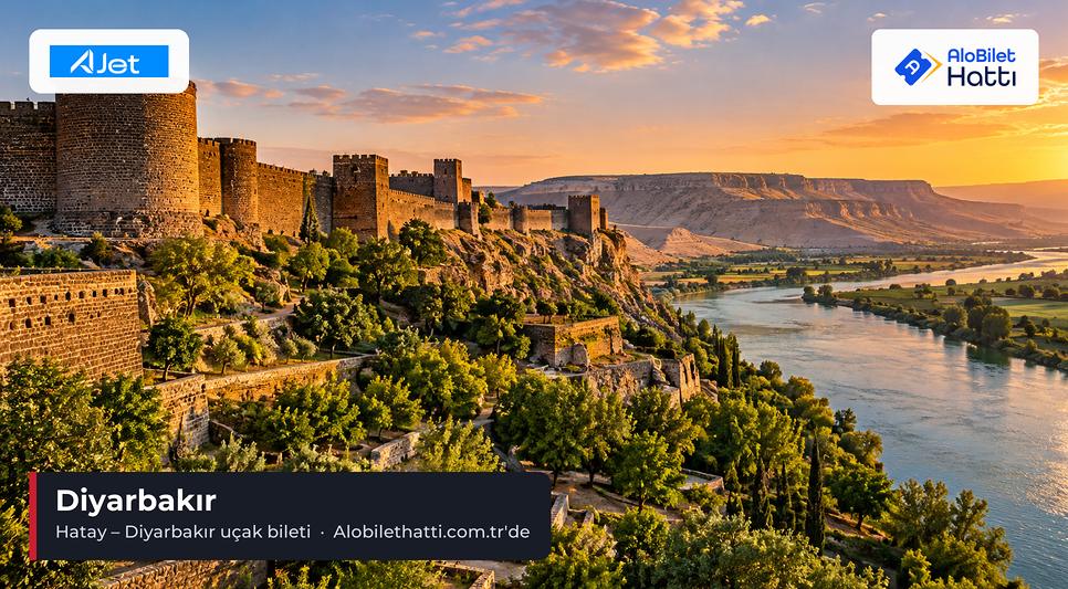 Diyarbakır'ın bazalt surları ve Dicle'ye inen yeşil bahçeler